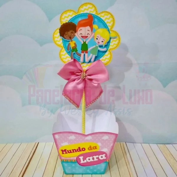 Kit Caixas Mundo Bita Rosa - Imagem 3