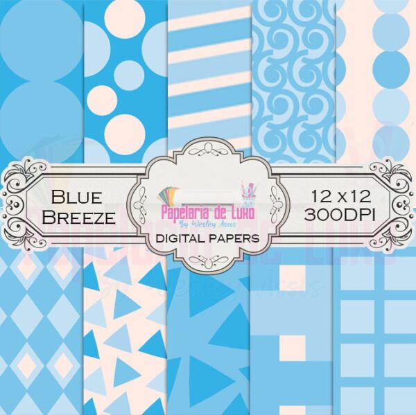 Papel Digital Blue Breeze
