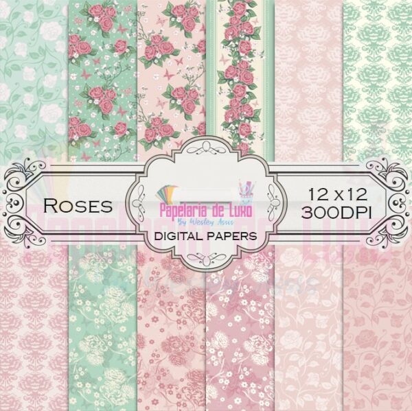 Papel Digital Roses