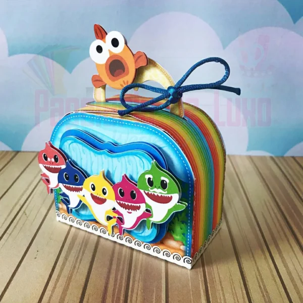 Kit Caixas Baby Shark (Arquivo de corte Silhouette) - Imagem 6