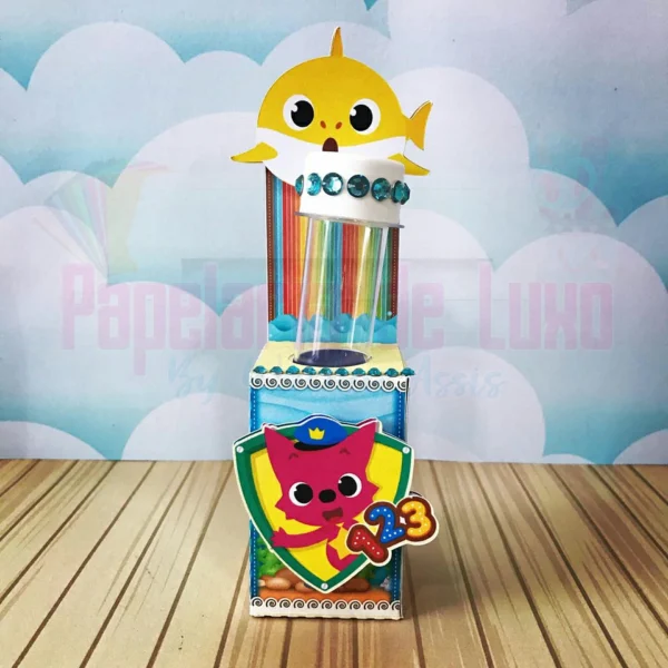 Kit Caixas Baby Shark (Arquivo de corte Silhouette) - Imagem 3