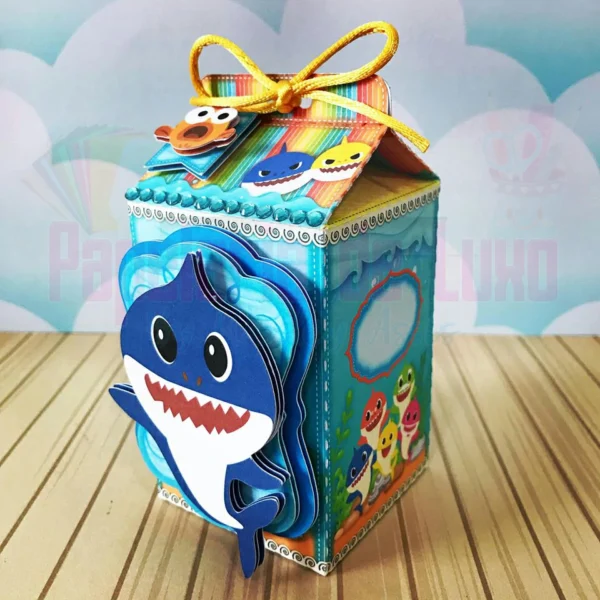Kit Caixas Baby Shark (Arquivo de corte Silhouette) - Imagem 16