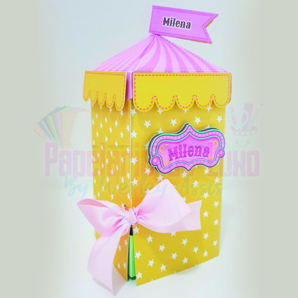 Kit Caixas Circo Rosa - Imagem 7