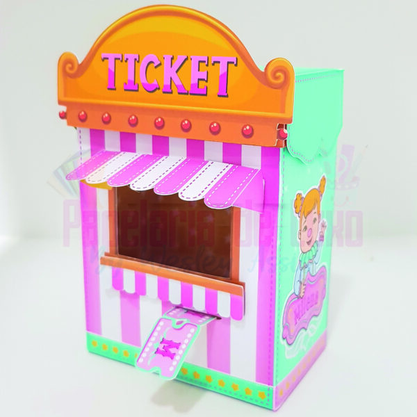 Kit Caixas Circo Rosa - Imagem 5