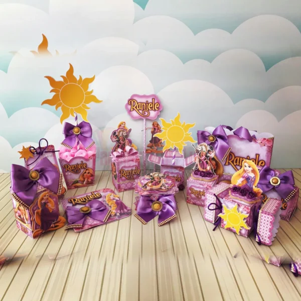 Kit Caixas Rapunzel