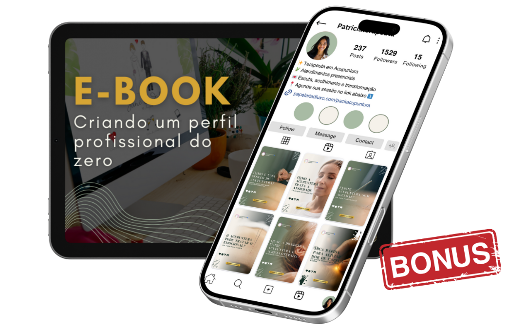 ✨ Transforme seu Instagram em uma vitrine profissional de acupuntura! Este PACK exclusivo reúne 120 posts prontos, com dicas, inspirações, práticas diárias, rituais de autocuidado, frases, caixinhas interativas e conteúdos educativos que aumentam seu engajamento e posicionam você como referência. 🌿💜